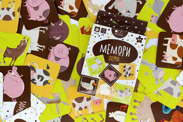 Изображение товара Настольная игра Muravey Games Мемори Ферма / ТК008