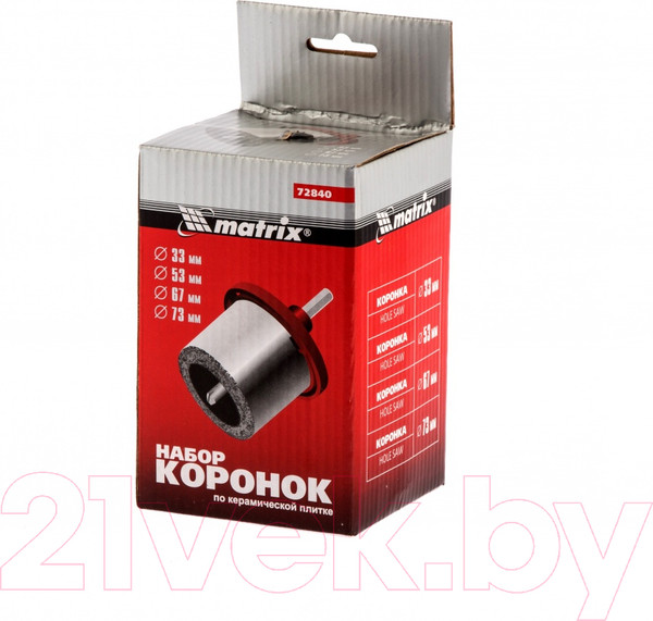 Изображение товара Набор коронок Matrix 72840
