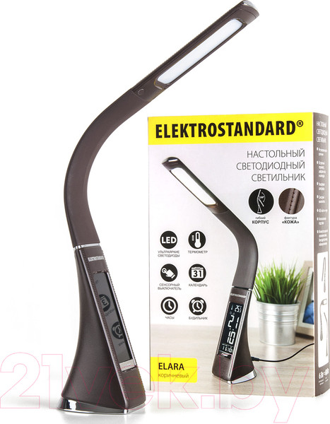 Изображение товара Настольная лампа Elektrostandard Elara TL90220 / 102349 (коричневый)