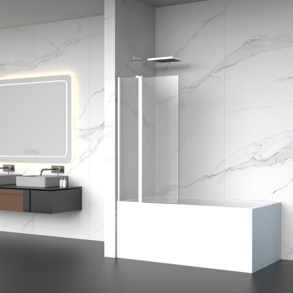 Изображение товара Стеклянная шторка для ванны Aquabath AB-YR02-1000-1500