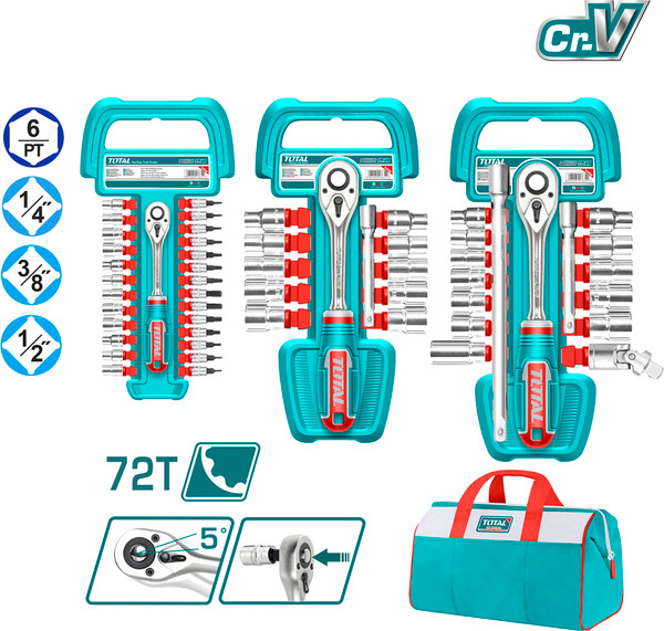 Изображение товара Универсальный набор инструментов TOTAL TOS23092