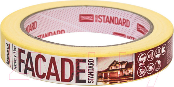 Изображение товара Лента малярная Beorol Facade Standard 18мм (50м)