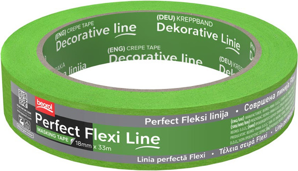 Изображение товара Лента малярная Beorol Deco Line 18мм (50м)