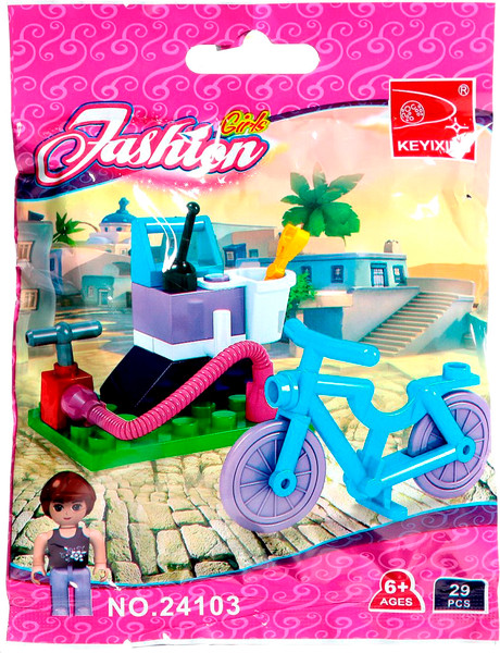 Изображение товара Конструктор Keyixing Девчонки. Велосипедный сервис 24103 / 1552114