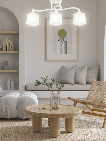 Изображение товара Люстра Aitin-Pro НПБ 02-3x60-101 / 6085/3 (белый)