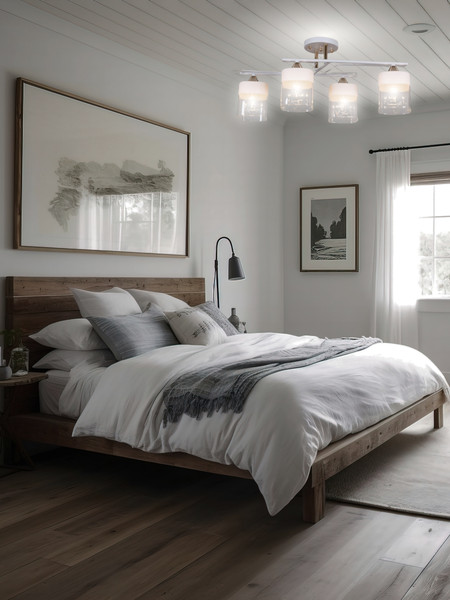 Изображение товара Люстра Aitin-Pro НПБ 02-4x60-101 / 6096/4 (белый/зотоло)