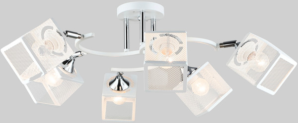 Изображение товара Спот Aitin-Pro НПБ 02-6x60-101 / N6105/6 (белый/хром)