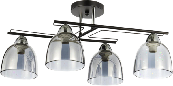 Изображение товара Люстра Aitin-Pro НПБ 02-4x60-101 / 6098/4 (черный/хром)