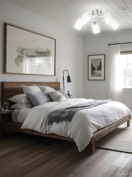 Изображение товара Люстра Aitin-Pro НПБ 02-5x60-101 / 6108A/5 (белый/хром)