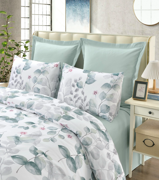 Изображение товара Комплект постельного белья Sofi de Marko Дакота Модерн 2x / 2x-253-Мод1 (зеленый)