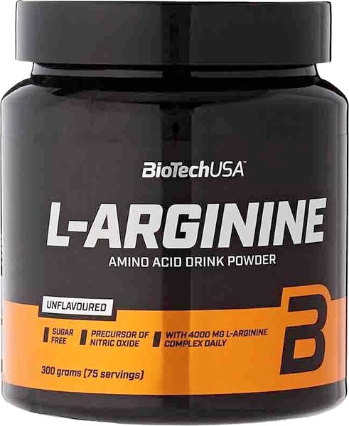 Изображение товара L-аргинин BioTechUSA L-Arginine (300г, нейтральный)