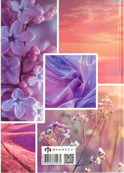Изображение товара Тетрадь Феникс+ Сиреневый микс / 69251 (96л)