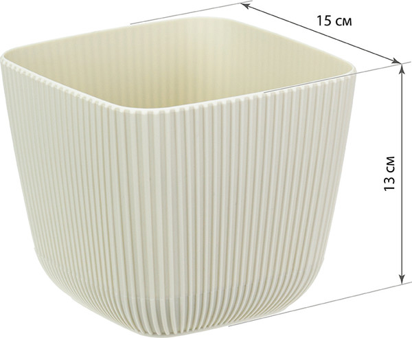 Изображение товара Вазон Idea Пиканто М3209 (французcкий серый)