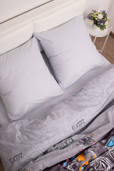 Изображение товара Комплект постельного белья Milanika Зебра Микс 1.5сп (поплин микс)