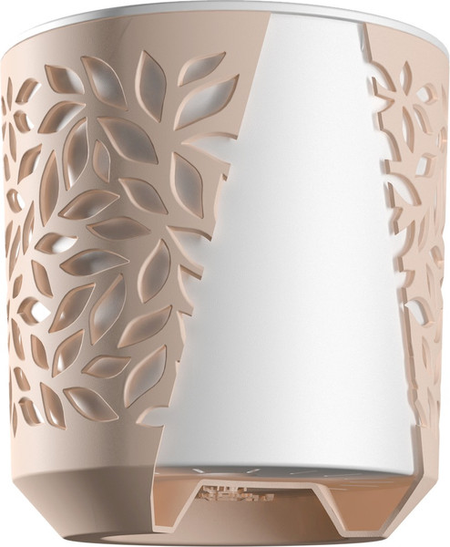 Изображение товара Кашпо La Decoro Leaves / КШ-9823 (пудра/белый)