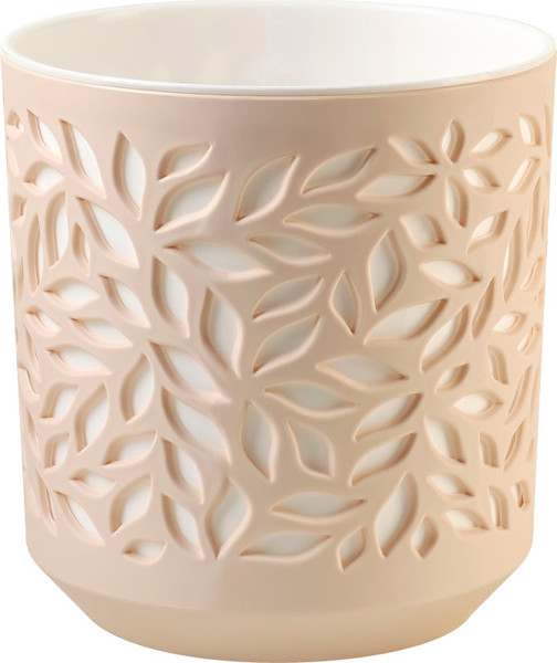 Изображение товара Кашпо La Decoro Leaves / КШ-9823 (пудра/белый)