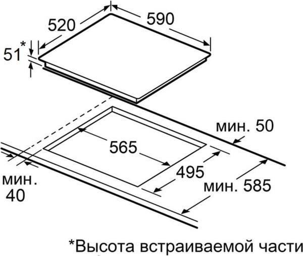 Изображение товара Индукционная варочная панель Maunfeld CVI604SBEXWH Inverter