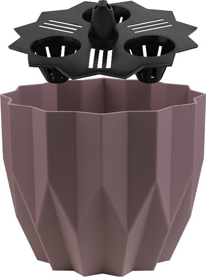 Изображение товара Кашпо La Decoro Геометрия / КШ-4114 (пыльная роза)