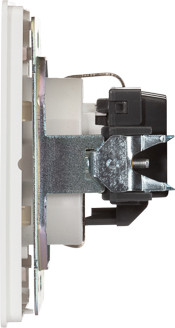 Изображение товара Розетка Kranz Round KR-78-0701-1 (перламутр)