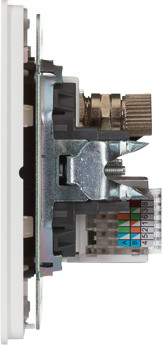 Изображение товара Розетка Kranz Round KR-78-0722-1 (перламутр)