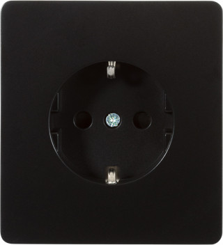 Изображение товара Розетка Kranz Round KR-78-0701-3 (оникс)