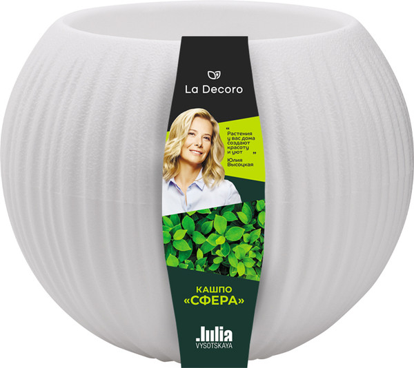 Изображение товара Кашпо La Decoro Сфера Мини / КШ-4426 (белый)