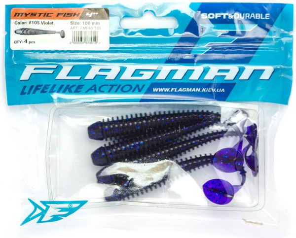 Изображение товара Мягкая приманка Flagman Fishing Mystic Fish 4 / FMF40-105