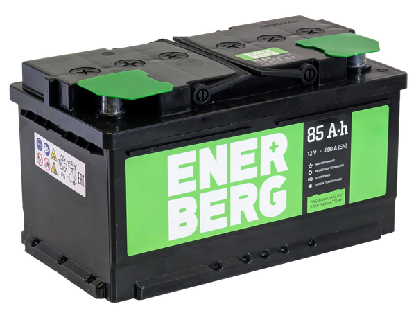 Изображение товара Автомобильный аккумулятор Enerberg R+ низкий / 6CT-85VLR (85 А/ч)