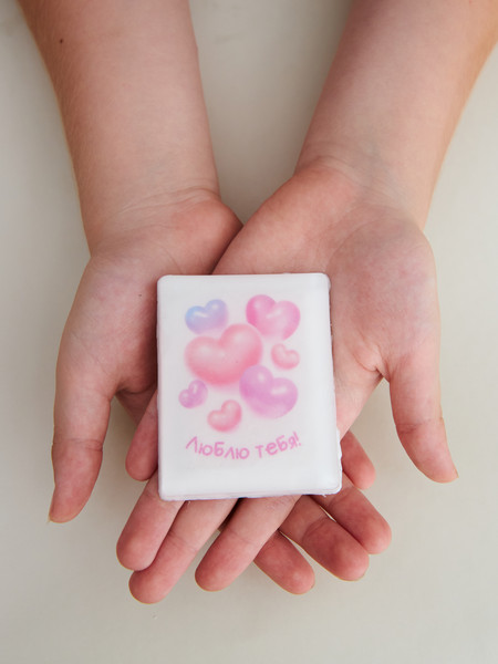 Изображение товара Набор для изготовления мыла Десятое королевство Рукодельное мыло с картинкой. С любовью / 05479