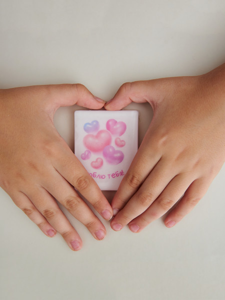 Изображение товара Набор для изготовления мыла Десятое королевство Рукодельное мыло с картинкой. С любовью / 05479