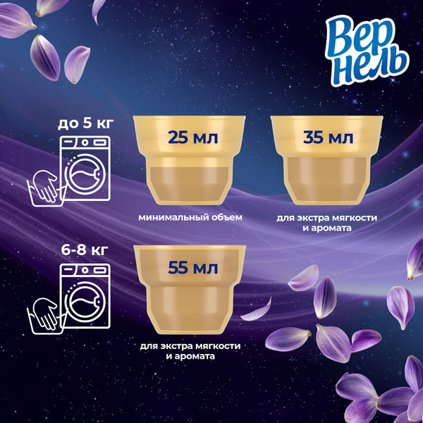 Изображение товара Кондиционер для белья Вернель Ароматерапия Ароматы для сна Лаванда и Сандал (1.74л)