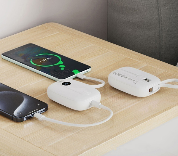 Изображение товара Портативное зарядное устройство XO PR246 10000mAh (белый)