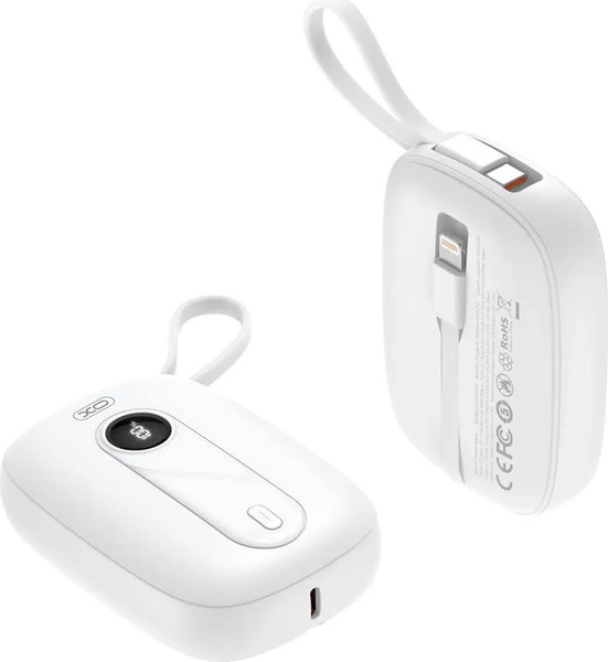 Изображение товара Портативное зарядное устройство XO PR246 10000mAh (белый)