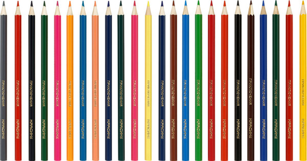 Изображение товара Набор цветных карандашей Красин Приключения / КР-240200 (24цв)