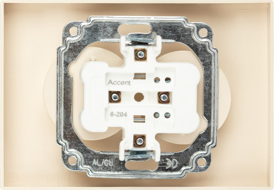 Изображение товара Розетка INTRO Accent 6-204-02 / Б0063474 (слоновая кость)
