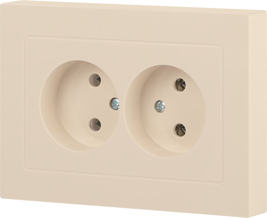 Изображение товара Розетка INTRO Accent 6-204-02 / Б0063474 (слоновая кость)