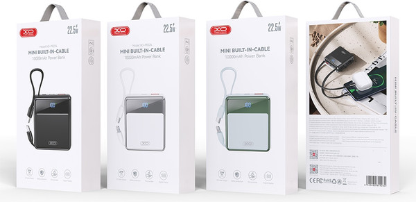 Изображение товара Портативное зарядное устройство XO PR224 10000mAh (белый)