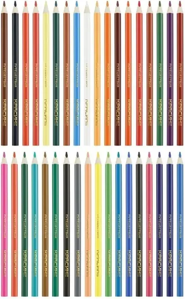 Изображение товара Набор цветных карандашей Красин Путешествия / КР-360800 (36цв)