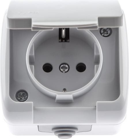 Изображение товара Розетка INTRO Atlantic 5-201-03 / Б0050945 (серый)