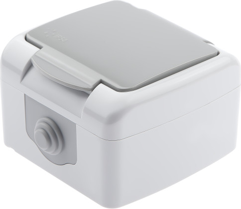 Изображение товара Розетка INTRO Atlantic 5-201-03 / Б0050945 (серый)