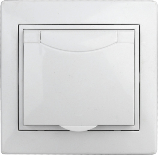Изображение товара Розетка INTRO Plano 1Э-207-01 / Б0038832 (белый)