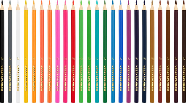 Изображение товара Набор цветных карандашей Мульти-пульти Чебурашка / CPЧБ_53000 (24цв)