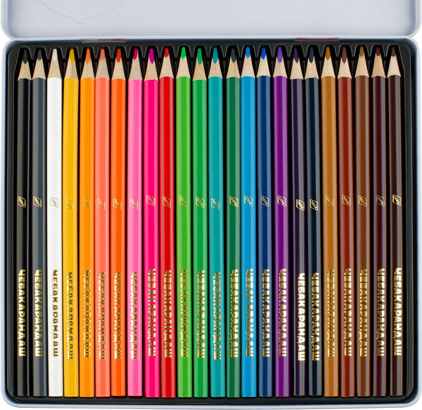 Изображение товара Набор цветных карандашей Мульти-пульти Чебурашка / CPЧБ_53000 (24цв)