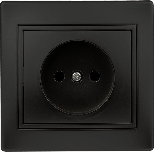 Изображение товара Розетка INTRO Plano 1-201-05 / Б0053867 (антрацит)