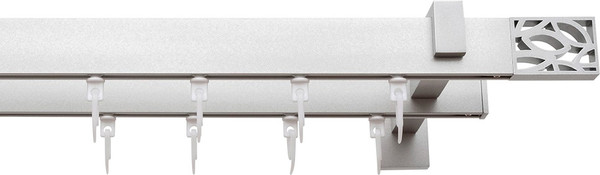 Изображение товара Карниз для штор Эскар Хай Тек Твист 2-рядный / 4216340 (3.4м, сатин)