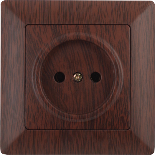 Изображение товара Розетка INTRO Solo 4-201-10 / Б0043310 (венге)