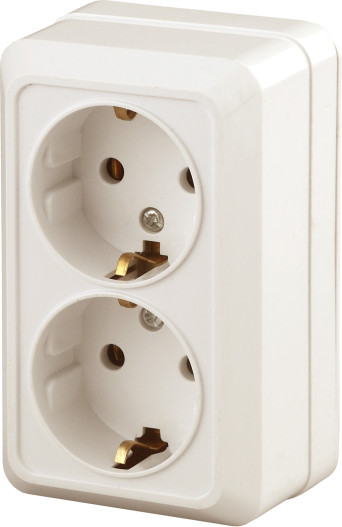 Изображение товара Розетка INTRO Quadro 2-204-02 / Б0053803 (слоновая кость)