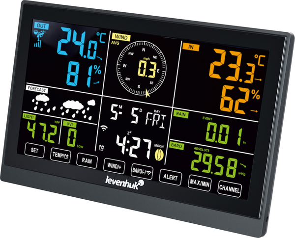 Изображение товара Метеостанция цифровая Levenhuk Wezzer Plus LP150 / 82875