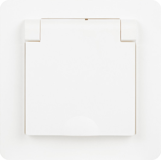 Изображение товара Розетка INTRO Style 7-203-01 / Б0060639 (белый)