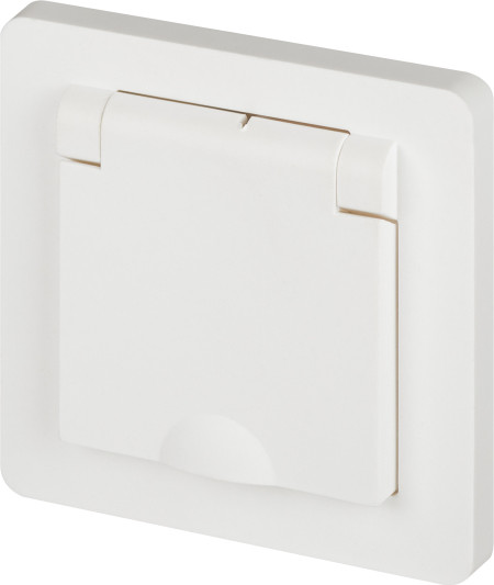 Изображение товара Розетка INTRO Style 7-203-01 / Б0060639 (белый)